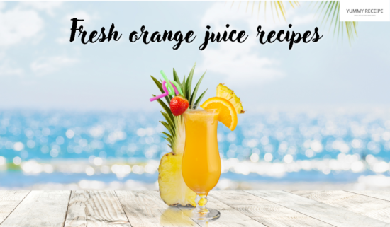 orange juice recipes