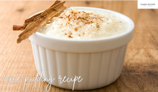 rice pudding recipe