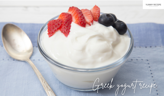 Greek yogurt recipe